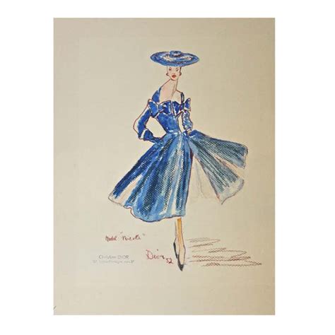 christian dior paper|Christian Dior fashion sketches.